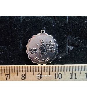 Vintage Sarah Coventry Friday Child Bracelet/Necklace Charm/Pendant